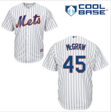 New York Mets #45 Tug McGraw White(Blue Strip) Home Cool Base Stitched Baseball Jersey DingZhi,We sell and wholesale New York Mets #45 Tug McGraw White(Blue Strip) Home Cool Base Stitched Baseball Jersey DingZhi on line form chian!